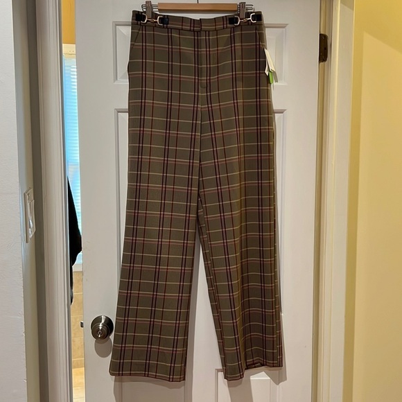 Sam Edelman NWT wide leg Plaid pants
